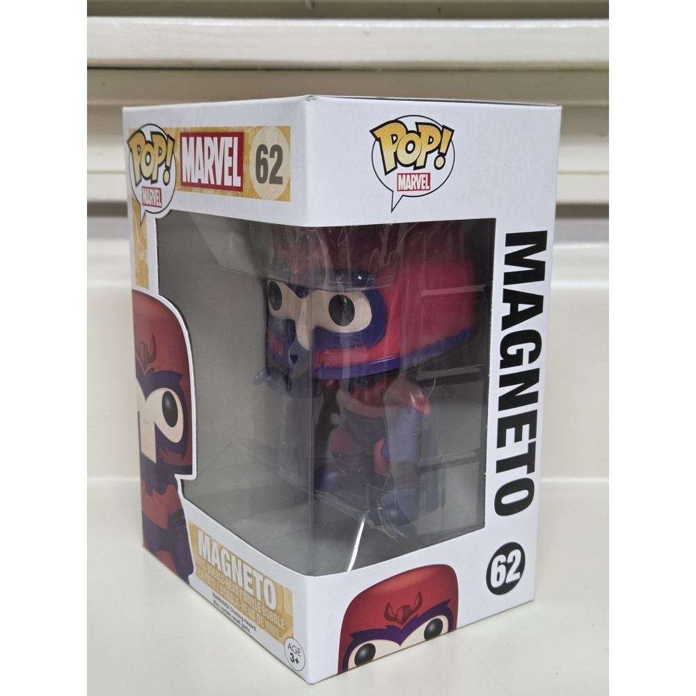 Funko POP Vinyl Marvel Magneto 62 X-Men Bobble-Head Figure - Picture 3 of 6